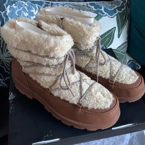 WMS TORRID COLD WEATHER ANKLE BOOTIE - FAUX LEATHER BROWN (WW) 15896924, SZ 11